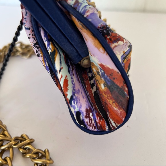 ARIA BY MARY FRANCES SATIN SHOULDER BAG - Picture 7 of 12